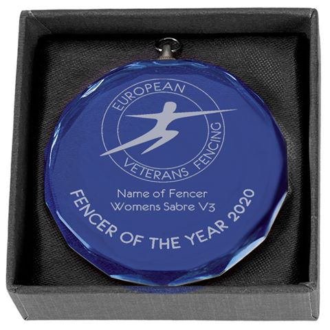 Fencer of the year medal